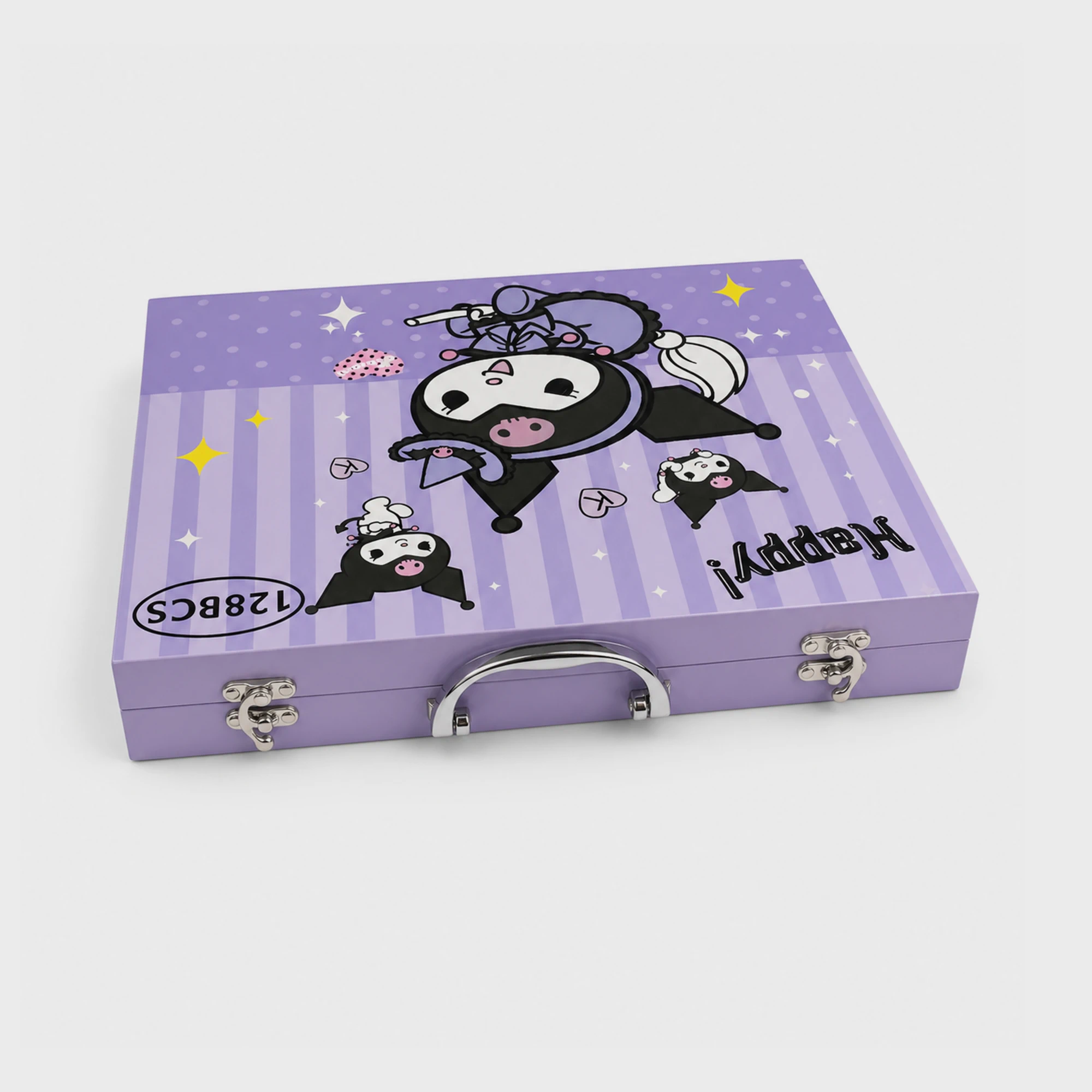 KiddoJoy Kuromi Lavender Premium 128-Piece Art Set - DKA128